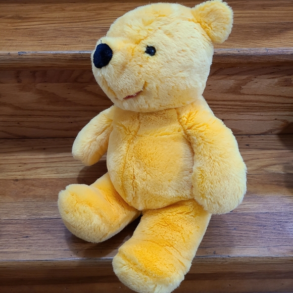 Vintage Disney Classic Winnie Pooh Sears Gund Plush Yellow Stuffed Bear Toy - Picture 3 of 8